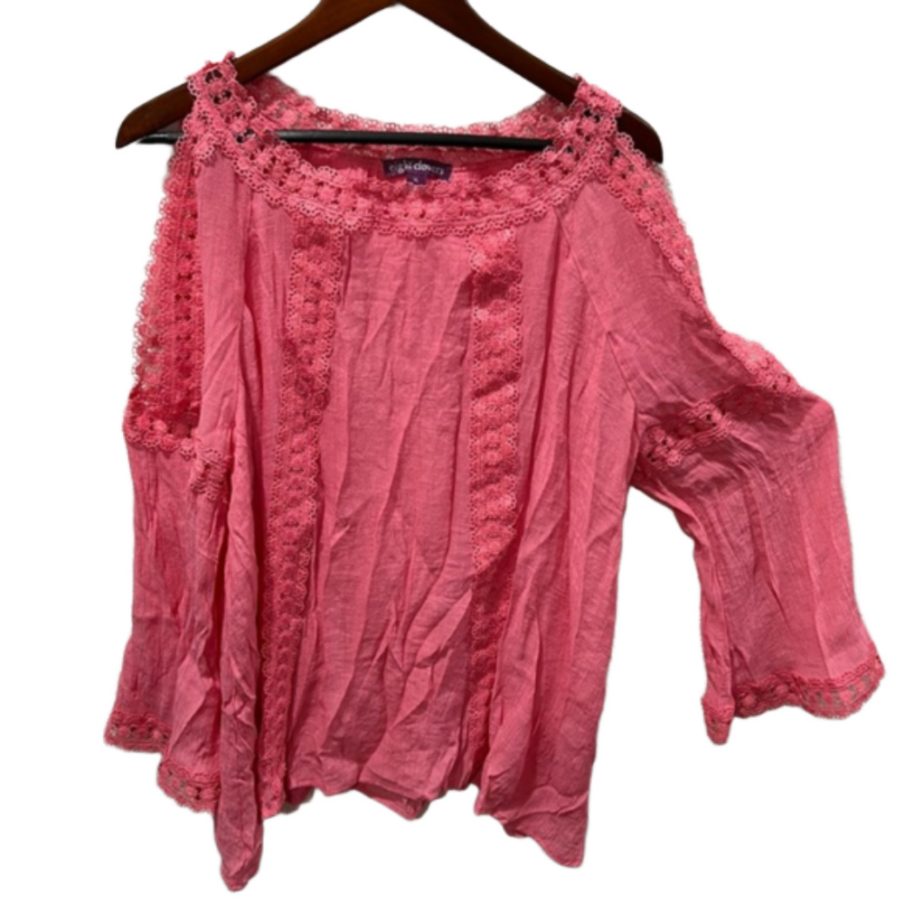 Eight clovers  blouse size XL GUC